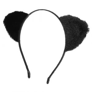 SOIMISS Bandeau Oreilles De Chat Oreilles De Chat Noir -t&ecirc;te Oreilles Poilues Bandeaux D'oreille De Chat Bandeaux Pour Femmes Bandeau De Chat Pour Se Laver Le Visage Peluche Black (Star-wish, neuf)