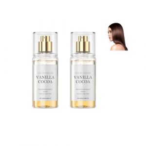 Le spray parfumé pour cheveux nourrit les cheveux secs grâce à un mélange rafraîchissant de cacao, conférant à vos cheveux un charme séduisant et un parfum frais. (2pcs) (Z Xibo, neuf)