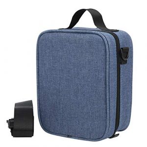 Sac de Piano de Pouce, 17 Touches étui Kalimba Pouce Doigt Piano Sac de Rangement Instrument de Musique Sac à Main Accessoires Bleu (Linfoten, neuf)