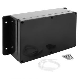 YAYODS Bo&icirc;te de Jonction &Eacute;tanche IP67-23x15x8,5 cm Bo&icirc;tier &Eacute;lectronique en ABS avec Oreilles de Fixation - Bo&icirc;te de D&eacute;rivation Ext&eacute;rieure R&eacute;sistante &agrave; la Poussi&egrave;re pour Montage Mural - Noir (Yayods, neuf)