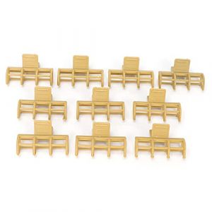 Rouleaux &agrave; cheveux Clip Salon Rouleaux &agrave; cheveux Clip Rouleaux de coupe de cheveux Clip Professionnel en plastique r&eacute;sistant aux hautes temp&eacute;ratures Rouleaux de coiffure Clip pour (Iueburu, neuf)