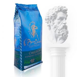 BOCCA DELLA VERITA&reg; - Caf&eacute; Italien en Grains, Ar&ocirc;me OMERO Espresso Premium, Sac de 1 Kg, Caf&eacute; Torr&eacute;fi&eacute; et Artisanalement 100% Made in Itally, Certifi&eacute; Rain Forest et UTZ (God Save The Coffee, neuf)