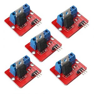 HiLetgo 5pcs MOSFET Driver Module MOSFET Button Drive for Arduino MCU Arm Raspberry PI (HiLetgo FR, neuf)
