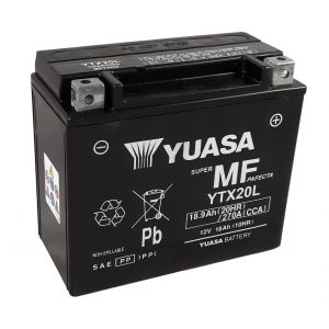 - YUASABATTERIE MOTO YUASA YTX20L 12V 18AH 270A (BATTERYSET, neuf)