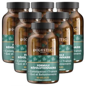 Digestic - Laxatif contre la constipation 100% naturel, 360 capsules, pour le Transit Intestinal, Nettoie, Detox et purifie le colon, Soulage les ballonnements et les gaz (Supple Nutrients Limited, neuf)