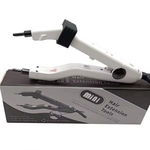 Outil d'extensions de cheveux, température professionnelle même chauffage Connecteur de fer de chauffage facile à nettoyer élégant pour salon de coiffure à la maison,Blanc (SHUOCHENGUK, neuf)