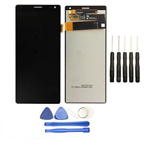 Visiodirect - Ecran Complet: Compatible avec Sony Xperia 10 Noir 6" Vitre Tactile + Ecran LCD + Kit Outils (visiodirect-, neuf)