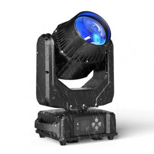 IP65 Waterproof Lyre LED Lumières de Scène 250W Tête Mobile Éclairage de Scène DMX512 avec 8 + 16 Effets D'éclairage à Prisme 17 Patterns pour DJ Fête Bar Concert Outdoor Events (CHENGZHUO STORE, neuf)