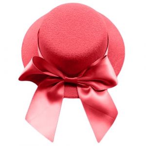 Bowknot Decals Bibi en forme de chapeau épingles à cheveux de mariée Bibi Pince à cheveux Mariage Pince à cheveux pour femme Queue de cheval (HongyiFushi, neuf)