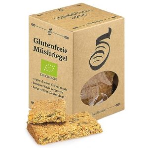 Bäckerei Spiegelhauer Lot de 5 barres de céréales biologiques, 250 g, sans gluten, végétalien, barres de noix biologiques, barres de céréales sans gluten (Bäckerei Spiegelhauer, neuf)