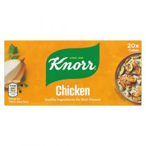 Knorr Cubes de bouillon de poulet sans gluten pour ajouter une saveur riche de poulet &agrave; vos plats 20 x 10 g (Spellbound England, neuf)