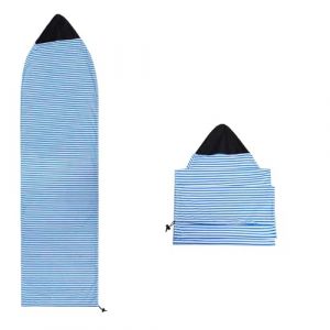 Xinpinzhou Housse de protection pour planche de surf pour longboard, paddleboard, planche de surf, planche de surf, planche de surf 2,3 m avec cordon de serrage, 200 x 50 cm, bleu (XinPinZhou, neuf)