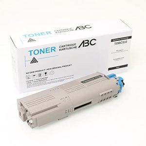 ABC Compatible Cartouche Toner Noir 7000 Pages pour oki c532 c532dn c542 c542dn mc563 mc563dn mc573 mc573dn c 532 c 532dn c 542 c 542dn MC 563 MC 563dn MC 573 MC 573dn 46490608 de (abctoner, neuf)