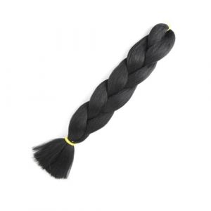 LYVQZPWLRla mode synth&eacute;tique, Extensions de cheveux synth&eacute;tiques de 60 cm for tresses, bleu et violet, au crochet(24inches12B) (KanHuaDeY, neuf)