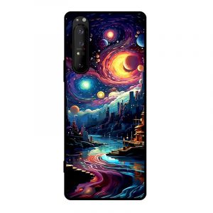 KARTXITAI Coque Compatible avec Sony Xperia 1 II 5G,Housse &Eacute;tui de Protection en Silicone en Gel TPU Souple Case Cover Ultra Douce Emp&ecirc;che Rayures Shock-Absorption - Architecture (KARTXITAI, neuf)