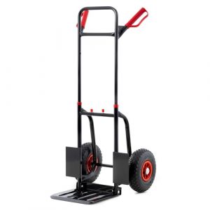 Pallit Diable Pliable Diablo-F | 200 kg | poignées ergonomiques | Cadre en Acier | Diable de Transport Chariot élévateur (Trading EU, neuf)