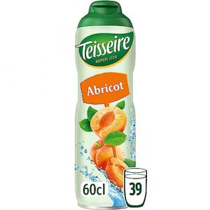 Teisseire Sirop d'Abricot pour Boisson Rafraîchissante, Cocktails, Bidon Recyclable 60cl (THE SIROP SHOP, neuf)