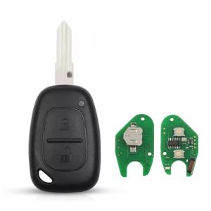 433Mhz ID46 PCF7946Chip pour Renault Master Traffic Vivaro Kangoo Movano Transmister 2003-2013 de Voiture &agrave; Distance NE72 VAC102 Blade T&eacute;l&eacute;commande Cl&eacute; &agrave; Coque &eacute;tui plip sportage (VAC102-old-renault) (1-top, neuf)