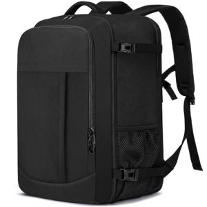 LIGSAN Bagage Cabine 55x40x20cm Grande Sac a Dos Voyage Cabine Avion 44L Femme Homme Bagage à Main Sac a Dos Cabine Valise Sac à Dos pour Ordinateur Portable 18.4Pouces, Noir (zhouyangxiangbao, neuf)