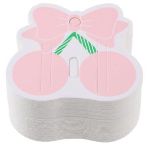 FRCOLOR 200 pi&egrave;ces Cartes Affichage pour Pinces &agrave; Cheveux Gar&ccedil;on Fille Support Pratique Carton R&eacute;sistant pour Barrettes N&oelig;uds et &Eacute;pingles avec Pr&eacute;d&eacute;coup&eacute;s pour Suspension et Organisation (Different Quality, neuf)