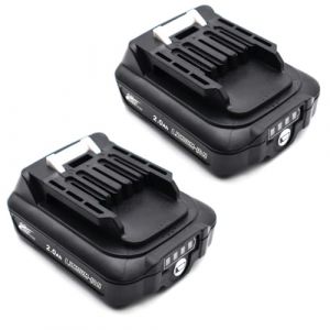 2X Batterie BL1021B 12V Max CXT compatibles avec Makita Batterie 12 V 2,0 Ah BL1021B (BL1016) BL1020B BL1015 Bl1041B BL1040B Compatible avec Makita DF031D DF0331D TD110D JR103D HSS01D HSS01D HP332D (PaillYue, neuf)
