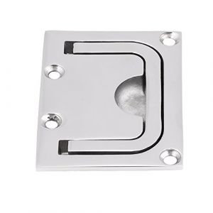 Keenso Casier affleurant de trappe bateau Bateau en acier inoxydable Encastré Hatch Pull Handle Cabinet Lift pour Marine Yacht-Poignée Trappe Encastrable (CHICIRIS-EU, neuf)