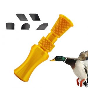 Appel de Canard,Appeau Chasse Ext&eacute;rieur Imprim&eacute; 3D | Sifflet R&eacute;aliste Amusant Avec 5 Chips Sonores Rempla&ccedil;ables Pour Apprentissage Chasse Adultes (XiQiYuyidian, neuf)