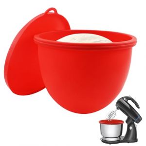 Insert en Silicone pour Robot Pâtissier Vertical, Bol en silicone alimentaire avec couvercle - revêtements de bol en silicone pour robots de cuisine de 5 quarts (mobumeia, neuf)