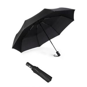 KGDUYC 1 pièce parapluie pliant, 8 os protection UV à l'extérieur, parasol de valise, parapluie pliant compact pour les femmes et les enfants en voyage avec fermeture à bouton-poussoir (Qertyias OÜ, neuf)