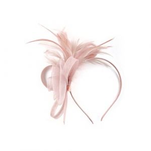 Serre-tête esthétique en maille à plumes pour femmes et filles des années 1920 - Serre-tête bibi de soirée - Serre-tête pour coiffure de mariage (FuTaYi, neuf)