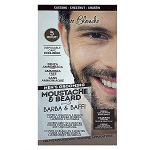 Renee Blanche Coloration Pour Barbe Et Moustache Teinture Couleur Ch&acirc;tain 2 x 20 ml (CorpoeCapelli, neuf)