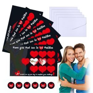 Piashow Carte à gratter coquine pour hommes et femmes - Carte d'anniversaire amusante avec 50 idées - Idée cadeau humoristique pour mari ou partenaire - Carte à gratter amusante - Cadeau pour lui/elle (YUANPU-UK, neuf)