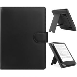 HoYiXi &Eacute;tui Universel pour 6.8 Pouces,7 Pouces eReader Compatible Pocketbook/Tolino/Sony E-Book Reader Kindle Paperwhite/Kobo Clara HD/Kobo Clara 2E Coque Housse avec Support,Noir (Somei, neuf)