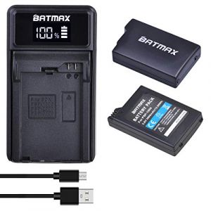 Batmax 2Pièces Batterie et LED USB Chargeur Compatible avec Sony PSP1000 séries PSP1001 PSP1002 PSP1003 PSP1004 PSP1005 PSP1006 PSP1007 PSP1008 PSP-110 Console PSP Fat (BatmaxUK, neuf)