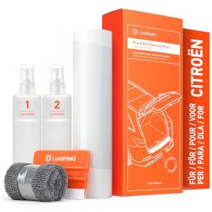 Luxshield Film Protection Seuil de Coffre Voiture pour Citro&euml;n C4 Grand SpaceTourer I 2018-2022 Pare Choc Arriere - Transparent (Protect & Shine, neuf)