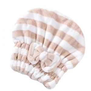 Bonnet pour sécher les cheveux - serviette pour cheveux, serviette douce pour sécher les cheveux en polaire de corail | Serviettes de séchage des cheveux, pour sécher les cheveux, Asciu (baortms, neuf)