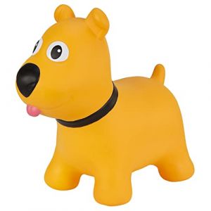Hoppimals Tootiny Animal Sauteur Gonflable Chien, Animal Sauteur, Jouet Sauteur Gonflable - Développe la motricité - A partir de 12 Mois - avec Pompe à air Incluse (EuroElectronics FR, neuf)