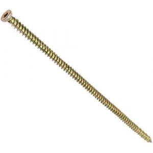 AERZETIX - C44673 - Lot de 20 Vis pour béton Ø7.5x212mm à empreint étoile T30 - montage directe sans cheville - à tête fraisée - en acier zinghué - ancrage fixation bâtiment charpente bois (Tuning, neuf)