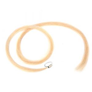 Ensemble de Cheveux D'Archet de Violon de qualité Supérieure, Nœuds pour Instruments de Musique, Archet de Violon, Cheveux D'étalon Mongol Blancs Non Blanchis, Excellentes (Chasoe, neuf)