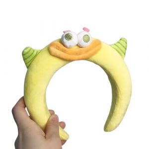 Ukbzxcmws Adorkable Serre-tête de clown pour bal ou anniversaire Motif clown avec corne et oreilles colorées (LMHsd83, neuf)