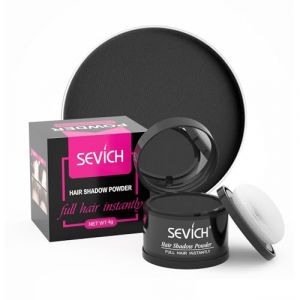 SEVICH Poudre d'ombre &agrave; cheveux - Poudre sp&eacute;ciale racine densifiante pour cheveux avec effet ombr&eacute;, Poudre anti-cernes pour perte de cheveux,Noir (Sevich Top Beauty, neuf)