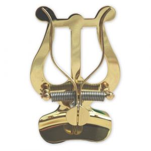 Soundman® Lyre pavillon pour Trompette/Cornet/Bugle (Laqué) Lyra Porte-partitions (totalbrass, neuf)