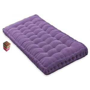 Matelas de Sol capitonné ou Coussin pour Banc de Jardin 1/2/3 Places, Banquette et Chaise Longue Palette, 170 cm, 180 cm, Coussin pour Banc 150 cm Exterieur Interieur sur Mesure(Purple 1d,190x55 cm 75 (sanroy, neuf)