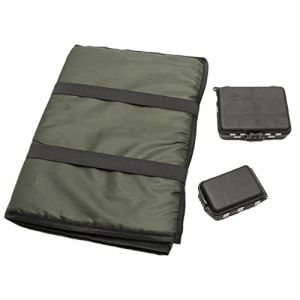 smashing décrochage - réception 3 Couches | Tapis rembourré décrochage pêche à la Carpe Pliable avec boîte à leurres pour la pêche en Plein air (smaleat, neuf)