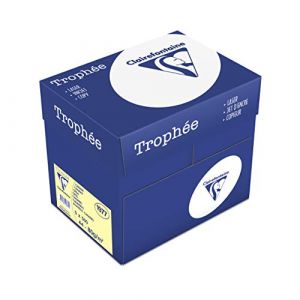 Clairefontaine - Trophee - Ramette de 500 feuilles papier couleur - 80 g - A4 - Clementine - Lot de 5 (Good4 you, neuf)
