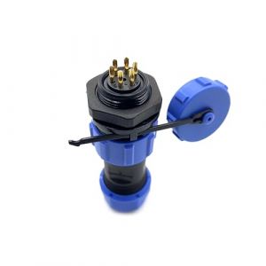 bayzconn Connecteur SP17 à 6 broches Fiche aéronautique IP68 Fiche mâle et femelle Connecteur 6 broches Montage sur l'écrou arrière Fiche aviation 500 V 5 A (wuhanshixinfeikejiyouxiangongsi, neuf)