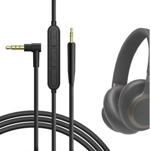 GEEKRIA QuickFit Audio C&acirc;ble Compatible avec JBL LIVE 400BT, 600BTNC, E55BT, E50BT, E45BT Casque, 2.5mm Ordon St&eacute;r&eacute;o de Remplacement avec Microphone Int&eacute;gr&eacute; et Ccontr&ocirc;le du Volume(1,2m) (GeekriaDirectEU, neuf)