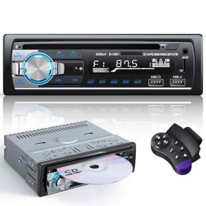 Autoradio Bluetooth CD DVD Lecteur, CENXINY RDS Poste Radio Voiture Bluetooth 5.0 Mains-Libres 1 Din Autoradio FM avec USB Micro SD AUX MP3 Player (CENXINY EURO, neuf)