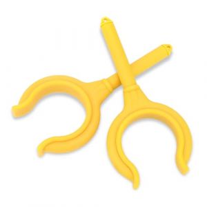Pwshymi Dame de Nage Marine, Bloc de Rame Stable en Plastique Serrure à Rame pour Bateau Yacht de Dériveur (Jaune) (Qixiace, neuf)