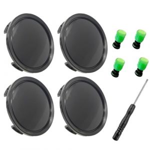4 pi&egrave;ces Cache-moyeux pour 75 mm de Cache-moyeux pour jantes, moyeux, couvercles de moyeux, couvercles de jantes, ABS, cache-moyeux, couvercles de moyeux, cache-moyeux centraux, pi&egrave;ces de rechange (denghangsupstore, neuf)